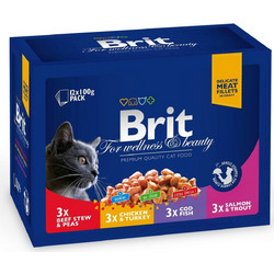 Brit Premium By Nature Family Plate Chunks in Gravy 12x100gr
