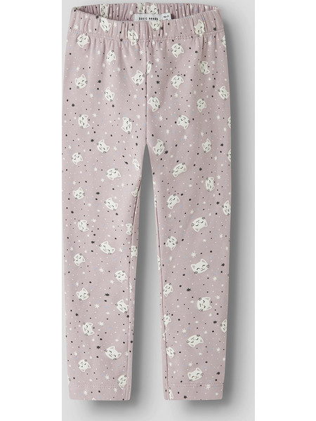 NAME IT NMFDAVINA AOP SWE LEGGING BRU 13234445-Keepsake LilacYinYangCats LightPink