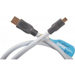 Supra USB 2.0 Καλώδιο USB Τύπου A-Mini B 1m (1001908233)