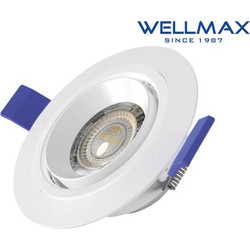 ΦΩΤΙΣΤΙΚΟ LED ΣΠΟΤ ΚΙΝΗΤΟ 360 Φ90 7W 595LM 3000K 38 WW EAGLE EYE WELLMAX