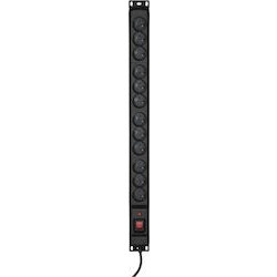 Activejet COMBO 12 socket power strip 5m black