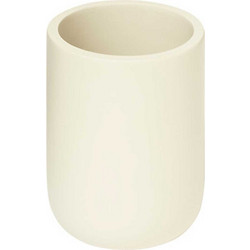 Θήκη για οδοντόβουρτσες Ivory μπεζ πολυρεζίνη 7,2x10,1cm Marva 200168A