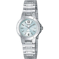 Casio Γυναικείο Ρολόι με Ασημί Μεταλλικό Μπρασελέ LTP-1177A-3A