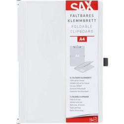 Sax - Πιάστρα Διπλή Αναδιπλούμενη Σε Α4/Α5 30φ, Coconut 2-750-10
