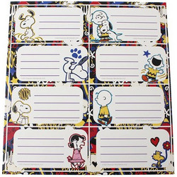 ΕΤΙΚΕΤΕΣ ΑΥΤΟΚΟΛΛΗΤΕΣ BMU PEANUTS 4 ΦΥΛΛΑ