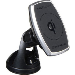 Scosche(R) Βάση Κινητού Αυτοκινήτου MagicMount Charge με Μαγνήτη και Ασύρματη Φόρτιση (MPQ2WD-XTSP) - Μαύρο