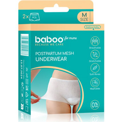 Baboo Postpartum Mesh Pants εσώρουχα λοχείας μέγεθος M 2 τμχ