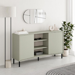 Μπουφές Frem Megapap χρώμα ash green 150x40x81εκ