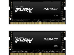 Kingston Fury Impact 64GB (2X32GB) DDR4 RAM 3200MHz C20 SoDimm Black