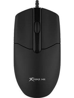 Xtrike-me Office GM-124 Ενσύρματο Ποντίκι Black