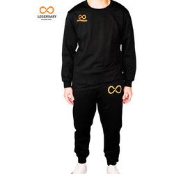 LEGENDARY ΦΟΡΜΕΣ ΣΕΤ FAST DRY ΜΑΥΡΟ 95%-5% POLY-COTTON - Μαύρο