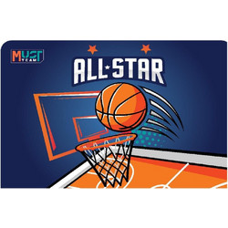 Σουπλά Πλαστικό Μπλε 43x29Εκ Must Team