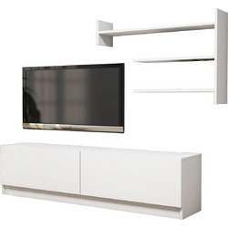 Σύνθετο ArteLibre ALPHA Λευκό 160x32x40cm