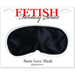 SATIN LOVE MASK BLACK - FETISH FANTASY SERIES