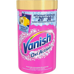 Καθαριστικό Λεκέδων Ρούχων Vanish Oxi Action Pink Powder 1445g