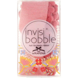Invisibobble Wrapstar Hair Tie Λαστιχάκι για τα μαλλιά για γυναίκες 1 τεμ Απόχρωση Flores & Bloom
