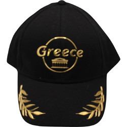Καπέλο με Ελληνικά Σχέδια 10-BLACK