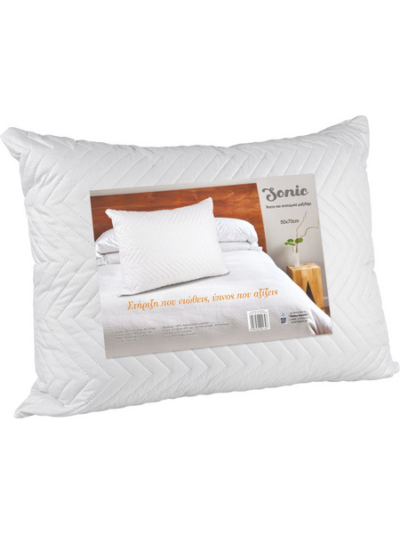 Μαξιλάρι Ύπνου Ultrasonic 50x70cm 750grm Σχ.Sonic White Flamingo