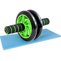 Ρόδα κοιλιακών AB Wheel GYM-0001, μαύρο-πράσινο