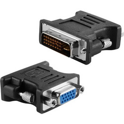 POWERTECH αντάπτορας VGA θηλυκό σε DVI 24+1 αρσενικό CAB-G036, μαύρος