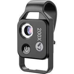 APEXEL φακός μικροσκόπιο APL-MS002 για smartphone κάμερα, 200x zoom, LED