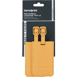 Samsonite 155592-1924 Revolution, Ετικέτα Βαλίτσας, Σετ 2 Τεμαχιών, ΑΤΑΝ, Κίτρινο