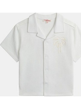 Παιδικό Πουκάμισο για Αγόρια White Palm tree ΛΕΥΚΟ