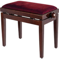 Soundsation SBH104V RW - Κάθισμα Πιάνου Rosewood με Βελουτέ Ύφασμα