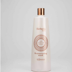 Kyana Herboria Max Natural Restructuring Μάσκα Μαλλιών για Επανόρθωση για Ταλαιπωρημένα Μαλλιά 1lt