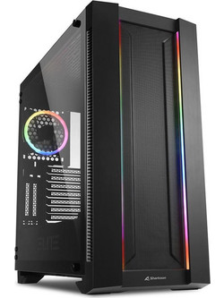 Sharkoon Elite Shark CA200M Gaming Midi Tower Κουτί Υπολογιστή RGB με Πλαϊνό Παράθυρο
