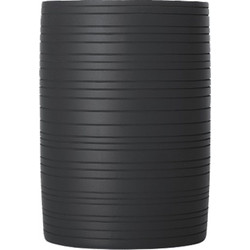 Ποτήρι Ribbon Κεραμικό - Ανθρακί One Size