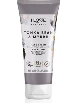 I Love Naturals Tonka Bean & Myrrh Hand Cream 100ml