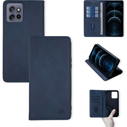 Sonique Vintage Magnet Wallet Θήκη Σκούρο Μπλε (Motorola Edge 50 Neo 5G)