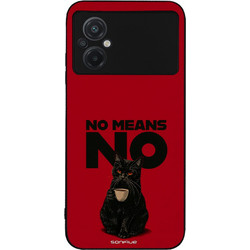 Sonique Men's Edition Θήκη με Σχέδιο «No Means No» (Xiaomi Poco M5)
