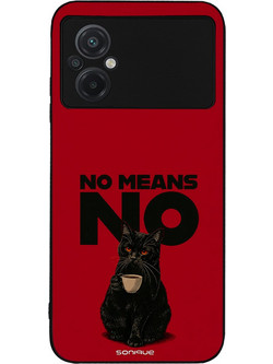 Sonique Men's Edition Θήκη με Σχέδιο «No Means No» (Xiaomi Poco M5)