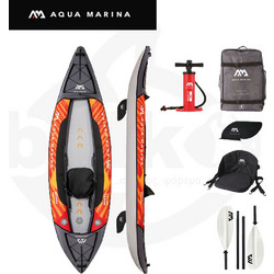 Aqua Marina Memba Φουσκωτό Kayak 1 Ατόμου Πορτοκαλί Γκρι 15680