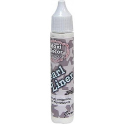 PEARLINER PEN 28ml ΛΕΥΚΟ MAXI DECOR