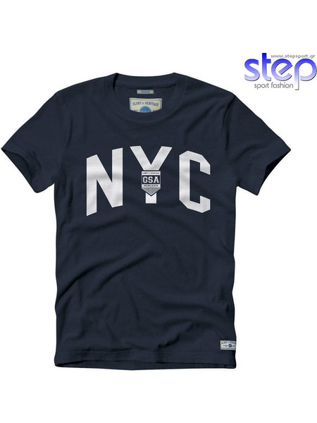 GSA Ανδρική Κοντομάνικη Μπλούζα MEN T-SHIRT GLORY& HERITAGE 881601-03