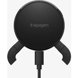 Spigen Essential EV25MFaq Qi2.2 Peltier Magnetic Magsafe Vent Car Mount Wireless Charger Black ACP10511