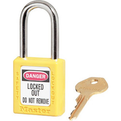 Λουκέτο Ασφαλείας Zenex 410 Yellow Keyed different-Key retaining