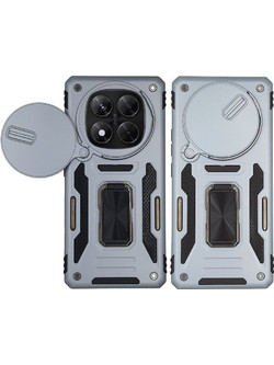 Sonique Ring Armor CamShield Θήκη Κινητού Grey (Xiaomi Redmi Note 14 Pro 5G / Poco X7 5G)