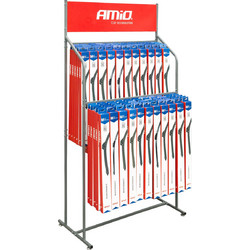 AMIO 01172/AM Σταντ Υαλοκαθαριστήρων 22 Θέσεων 70x135x35cm για Οργάνωση & Επαγγελματική Προβολή - 1 Τεμ