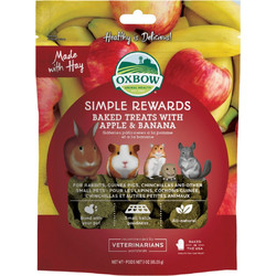 Oxbow Simple Rewards Baked Treats with Apple & Banana 85gr