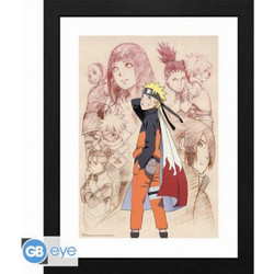 Naruto - Naruto & His Allies Αφίσα σε Κάδρο (31x41cm)