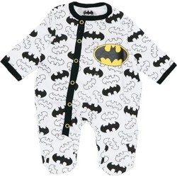 Nickelodeon Φορμάκι Μακρυμάνικο Batman Μαύρο Λευκό 8030010