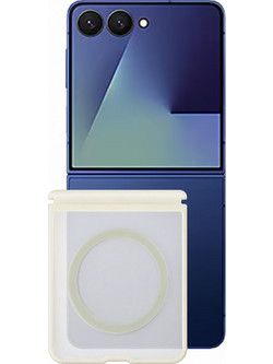 Blueo - Φιλικό προς το δέρμα, αντιθαμβωτικό MagSafe με αντιπτώσεις - Samsung Galaxy Z Flip8 - Ανοιχτό γκρι