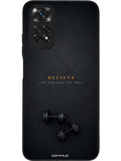 Sonique Men's Edition Θήκη (Xiaomi Redmi Note 11 4G / Redmi Note 11S) με Σχέδιο «Believe»