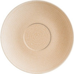 Πιατάκι Premium Vitrified για Φλιτζάνια 16cm Μπεζ σειρά Mirage Ripple BONNA Σετ 12 c549815