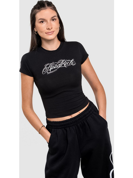 Hoodrich Celeste V2 Γυναικείο T-Shirt HW03260292 Black/White/Silver Rhinestone