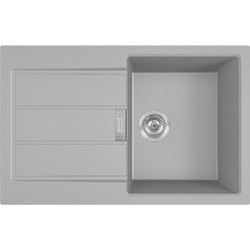 Franke Sirius 2.0 S2D 611-78 Ένθετος Νεροχύτης Γρανίτη Αντιστρεφόμενος Urban Grey